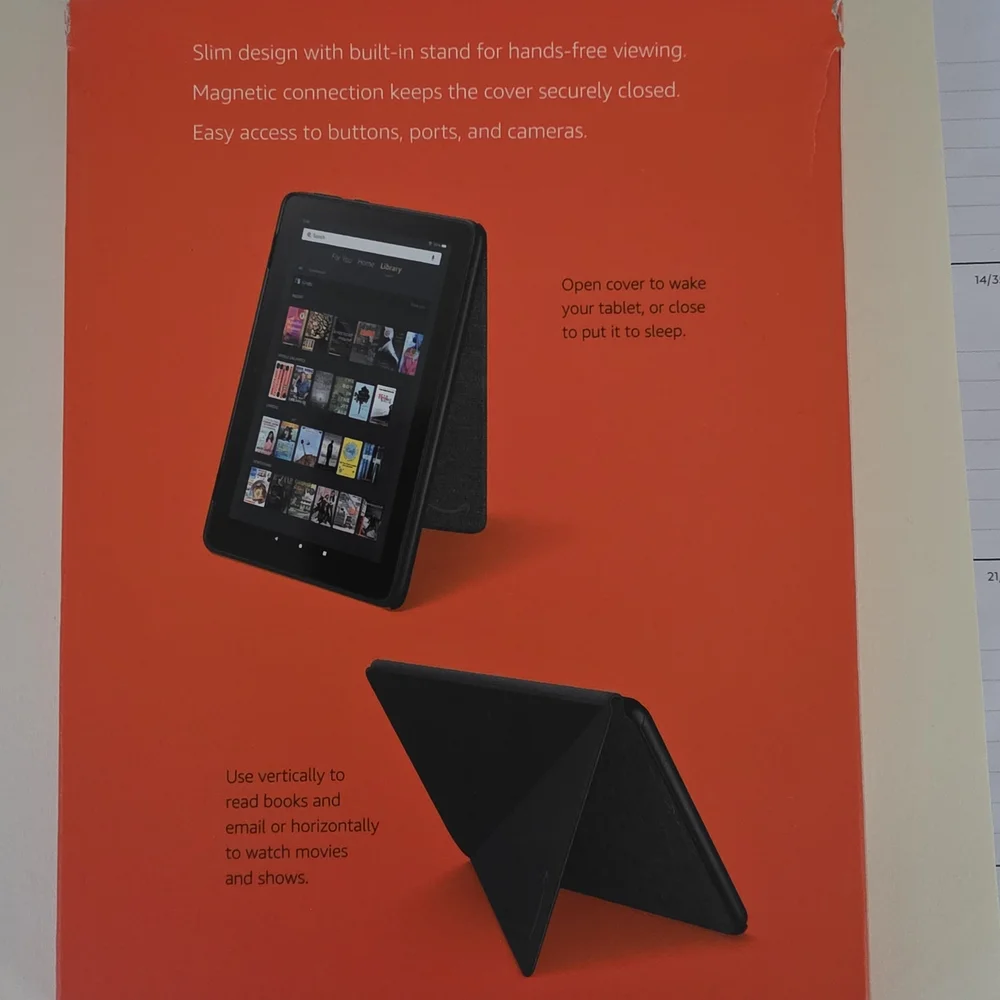 Amazon Fire HD 8 Cover Case - Black Fits 10th Generation Tablet
